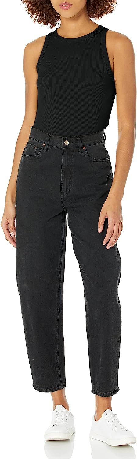 The Drop Women's Valerie Cutaway-Neck Racerback Rib Knit Tank Top - Image 4